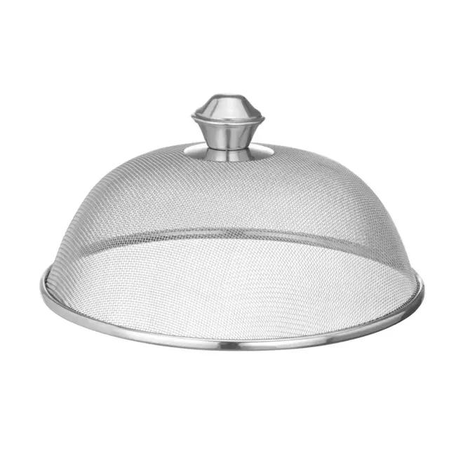 HENDI Voedselkap - Gaas - Roestvast staal - Ergonomische handgreep - Ø255xH135mm