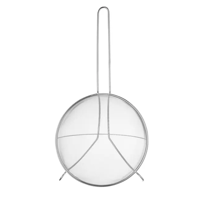 HENDI Verstevigde zeef - fijn gaas - roestvast staal - 560x260x145 mm