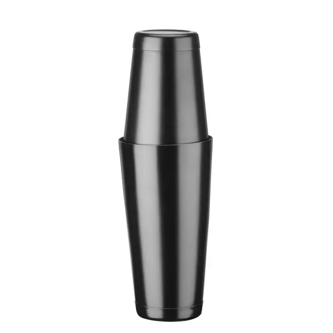 BarUp Complete cocktailset - roestvrij staal - muddler & jigger - 500/800 ml - zwart