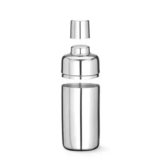 BarUp Cobbler shaker - 3-delig - roestvast staal - ingebouwde zeef - 0,5L - vaatwasmachinebestendig