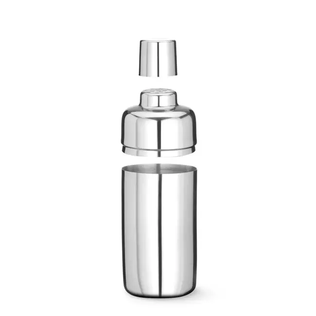 BarUp Cobbler shaker - 3-delig - roestvast staal - ingebouwde zeef - 0,5L - vaatwasmachinebestendig