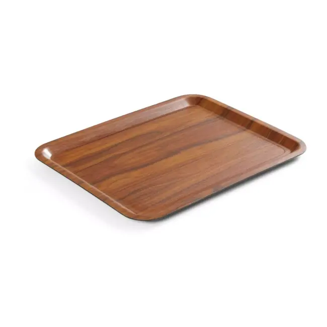 AmerBox Woodform dienblad - antislip - krasbestendig - 460x360mm - mahonie