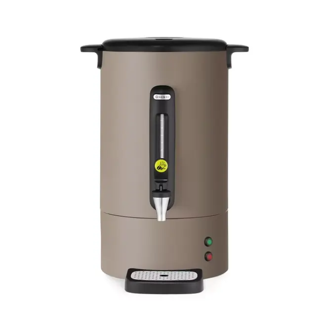 HENDI Percolator - roestvast staal - non-drip kraan - 14L - taupe - automatisch warmhouden
