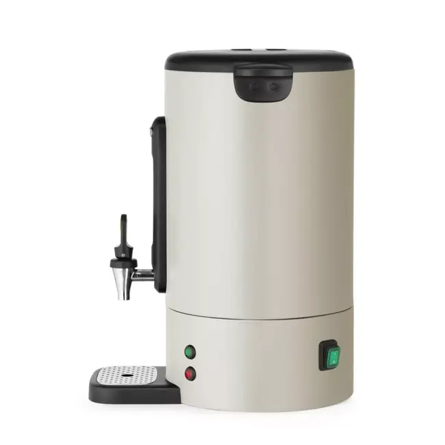 HENDI Percolator - Warme dranken - Roestvast staal - Non-drip kraan - 14L - Lichtgrijs