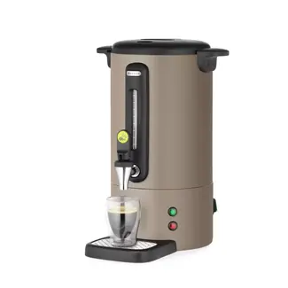 HENDI Percolator - roestvrij staal - non-drip kraan - 7L - taupe