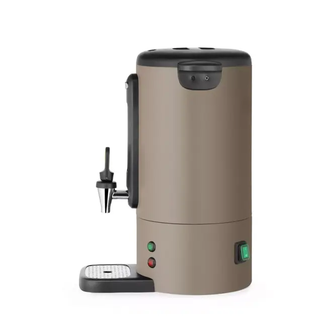 HENDI Percolator - roestvrij staal - non-drip kraan - 7L - taupe