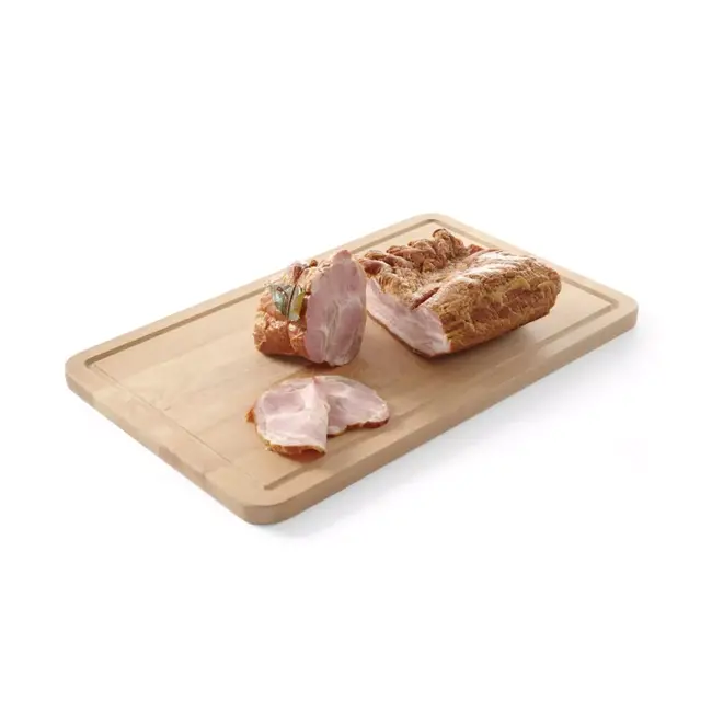 HENDI Stokbroodsnijplank - Essenhout - Sapgeul & Geribd - 530x325mm - Geolied