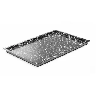HENDI Convectomat bakplaat - geëmailleerd staal - antiaanbaklaag - 600x400 mm - hittebestendig tot 300°C