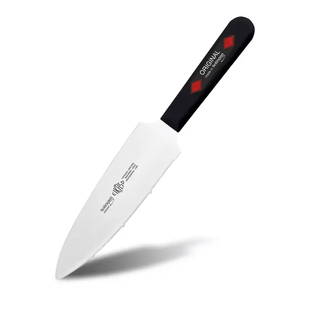 Eikaso Solingen Taartschep met Gekarteld Lemmet 16 cm – Flexibel en Roestvrijstaal