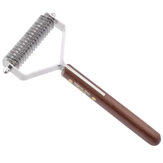 Mars Coat-King Uitdunkam voor Dierenvachten – Extra Grof – 18 Messen – 3,5 mm – FSC Hout