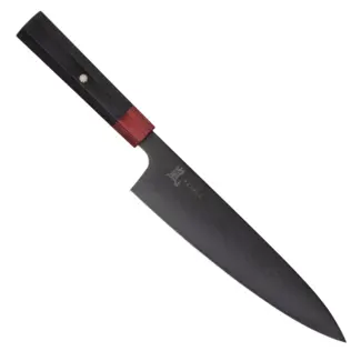 Yaxell Rei Koksmes 20 cm – 69 Lagen Damaststaal – VG10 Damaststaal – 61 HRC – Pakkahout Heft Yaxell Rei Koksmes 20 cm – 69 Lagen Damaststaal – VG10 Damaststaal – 61 HRC – Pakkahout Heft