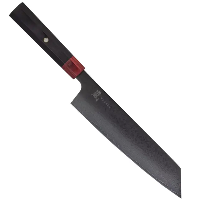 Yaxell Rei Kiritsuke mes 20 cm – 69 Lagen Damaststaal – VG10 Damaststaal – 61 HRC – Pakkahout Heft