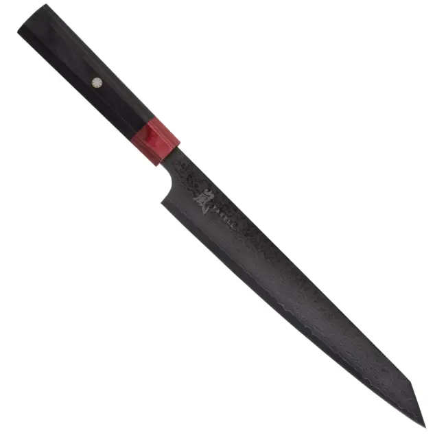 Yaxell Rei Sujihiki mes 23 cm – 69 Lagen Damaststaal – VG10 Damaststaal – 61 HRC – Pakkahout Heft