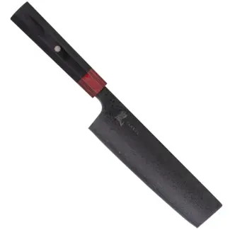 Yaxell Rei Nakiri mes 16,5 cm – 69 Lagen Damaststaal – VG10 Damaststaal – 61 HRC – Pakkahout Heft