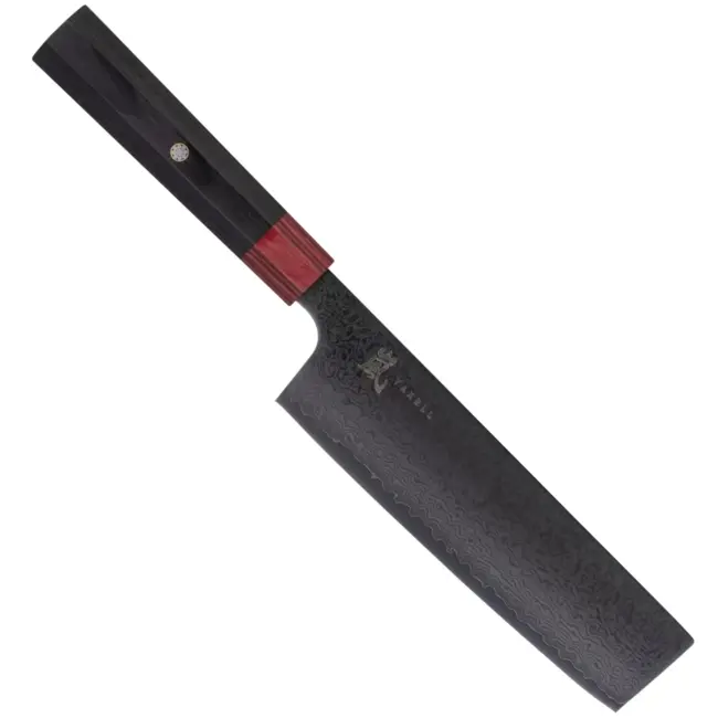 Yaxell Rei Nakiri mes 16,5 cm – 69 Lagen Damaststaal – VG10 Damaststaal – 61 HRC – Pakkahout Heft