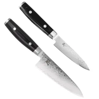 Yaxell Ran – 2-delige Messenset – Koksmes 15,5 cm & Schilmes 10 cm – 69 Lagen Damaststaal – VG10 – Micarta Heft Yaxell Ran – 2-delige Messenset – Koksmes 15,5 cm & Schilmes 10 cm – 69 Lagen Damaststaal – VG10 – Micarta Heft