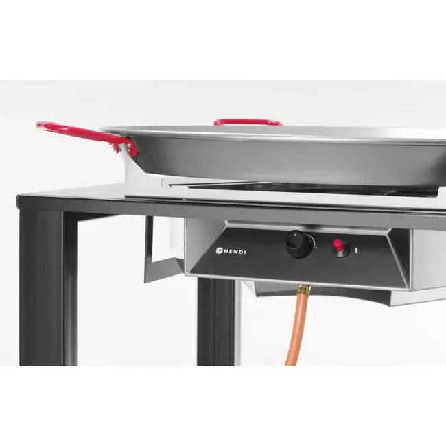 HENDI Fiesta XL - Gasbarbecue - Paella & Showcooking - Ø 800 mm - Mobiel & Veilig