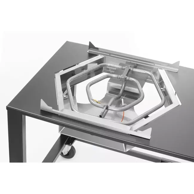 HENDI Fiesta XL - Gasbarbecue - Paella & Showcooking - Ø 800 mm - Mobiel & Veilig