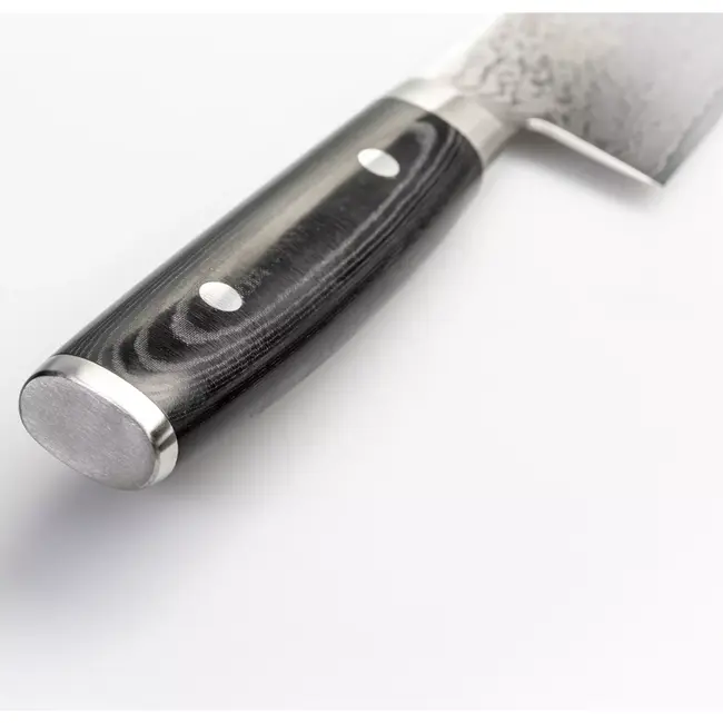 Yaxell Ran Koksmes 20 cm – 69 Lagen Damaststaal – VG10 Staal – 61 HRC – Canvas-Micarta Heft