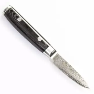 Yaxell Ran Schilmes 8 cm – 69 Lagen Damaststaal – VG10 Staal – 61 HRC – Canvas-Micarta Heft