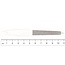 Excellent-Solingen Professionele Saffier Nagelvijl – Dubbelzijdig – 10 cm – Wit