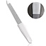 Excellent-Solingen Professionele Saffier Nagelvijl – Dubbelzijdig – 10 cm – Wit