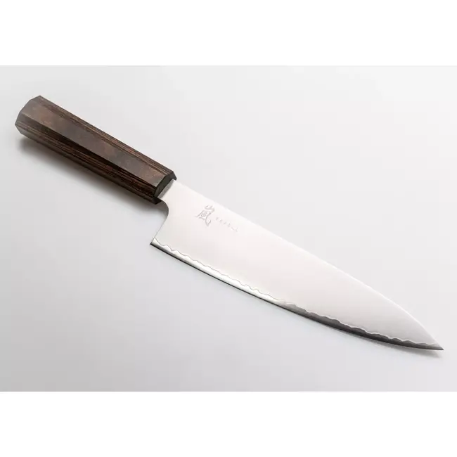 Yaxell Hana Koksmes 20 cm – 3 Lagen Damaststaal – Movax Staal – Pakka Wood Heft