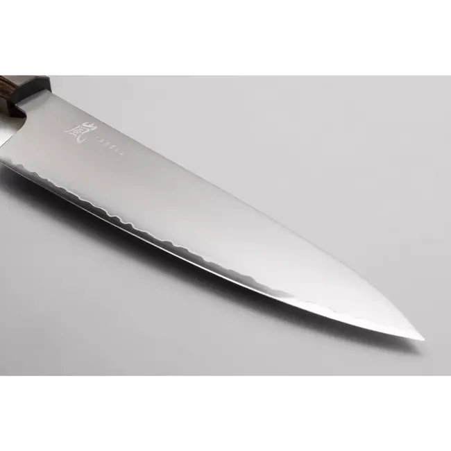 Yaxell Hana Koksmes 20 cm – 3 Lagen Damaststaal – Movax Staal – Pakka Wood Heft