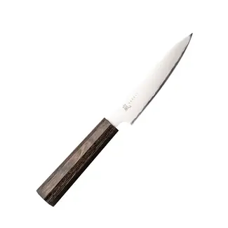 Yaxell Hana Universeelmes 12 cm – 3 Lagen Damaststaal – Movax Staal – Pakka Wood Heft