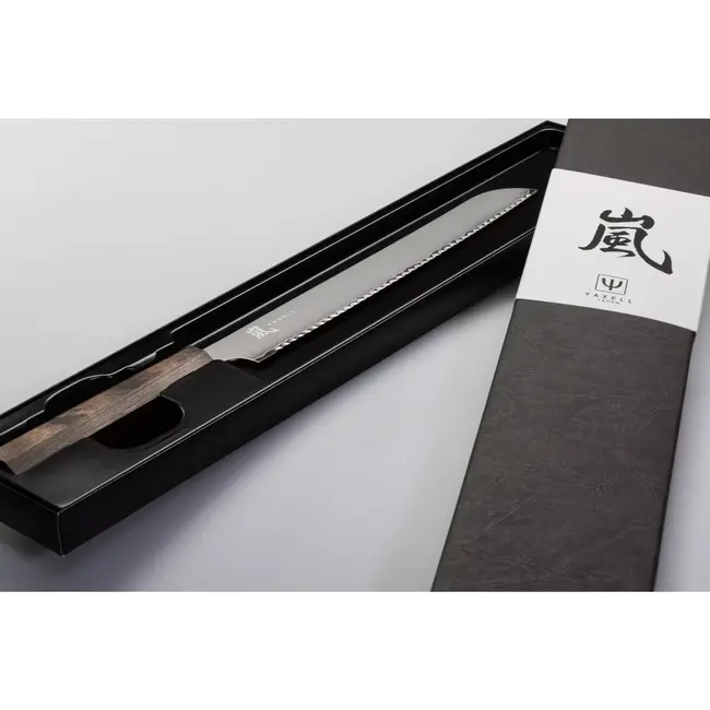 Yaxell Hana 23 cm Broodmes - MOVAX Staal 58 HRC - Japans Gekarteld Mes