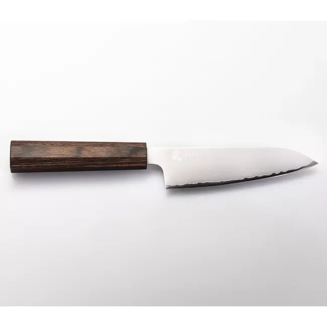 Yaxell Hana Santokumes 12,5 cm – 3 Lagen Damaststaal – Movax Staal – Pakka Wood Heft