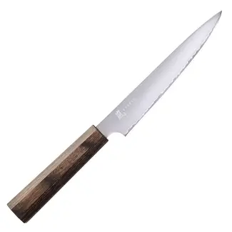 Yaxell Hana Vleesmes 15 cm – 3 Lagen Damaststaal – Movax Staal – Pakka Wood Heft Yaxell Hana Vleesmes 15 cm – 3 Lagen Damaststaal – Movax Staal – Pakka Wood Heft