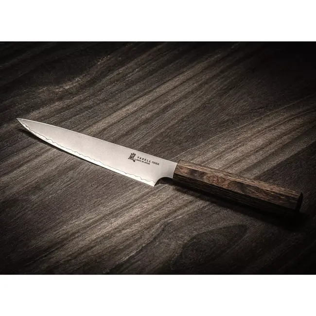 Yaxell Hana Vleesmes 15 cm – 3 Lagen Damaststaal – Movax Staal – Pakka Wood Heft