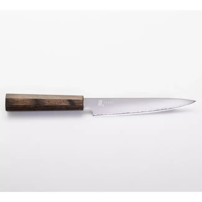 Yaxell Hana Vleesmes 15 cm – 3 Lagen Damaststaal – Movax Staal – Pakka Wood Heft