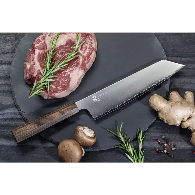 Yaxell Hana Kiritsuke Mes 20 cm - MOVAX Staal - Japans Koksmes