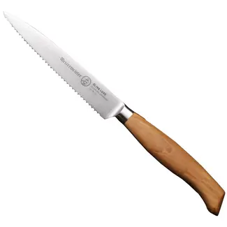 Messermeister Tomatenmes 13 cm – Gekartelde Snede – Olijfhouten Handvat