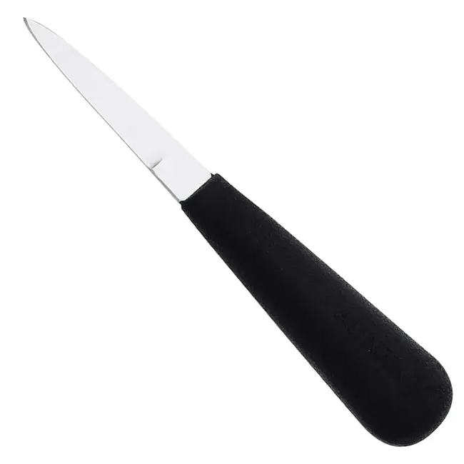 Au Nain Lancette Oestermes HQ – 7 cm Roestvrijstalen Lemmet – Zwart Handvat