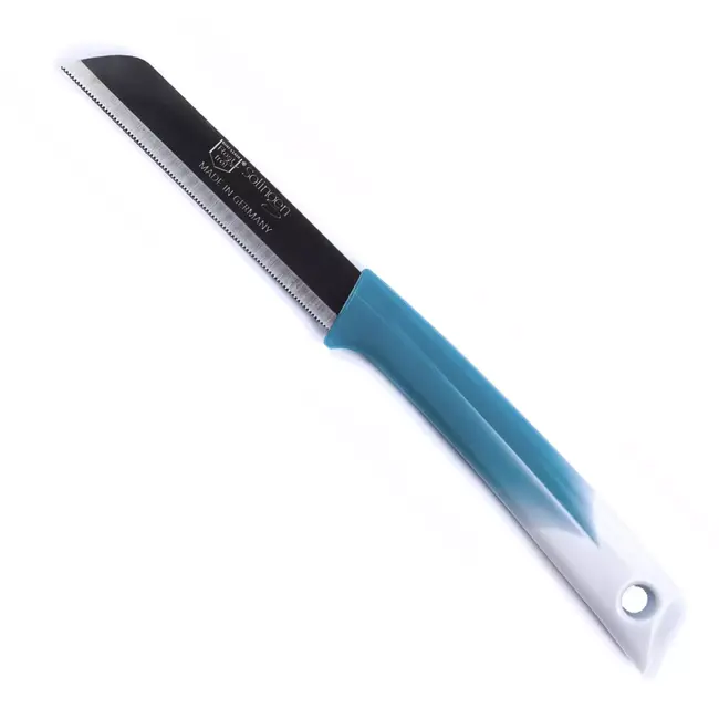 Solingen Kartelmes – Tomatenmes met Kartel – RVS – 19 cm met Blade Cover – Bi-Color Mix – 6 stuks