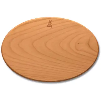 Robert Herder Windmühlenmesser Ovale Snijplank – 24,5x16,5 cm – Massief Kersenhout – Duurzaam Keukengerei