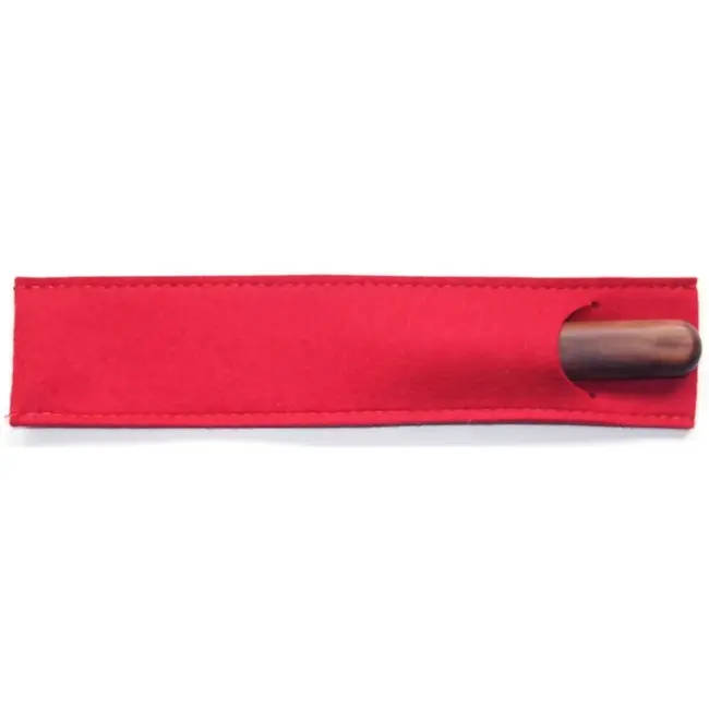 Robert Herder Windmühlenmesser Messer-Etui van Rood Wollen Vilt – 240x55x2 mm