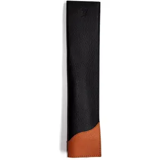 Robert Herder Mesbeschermer – Lederen Etui – Zwart Leer – 25x5,5x0,5 cm