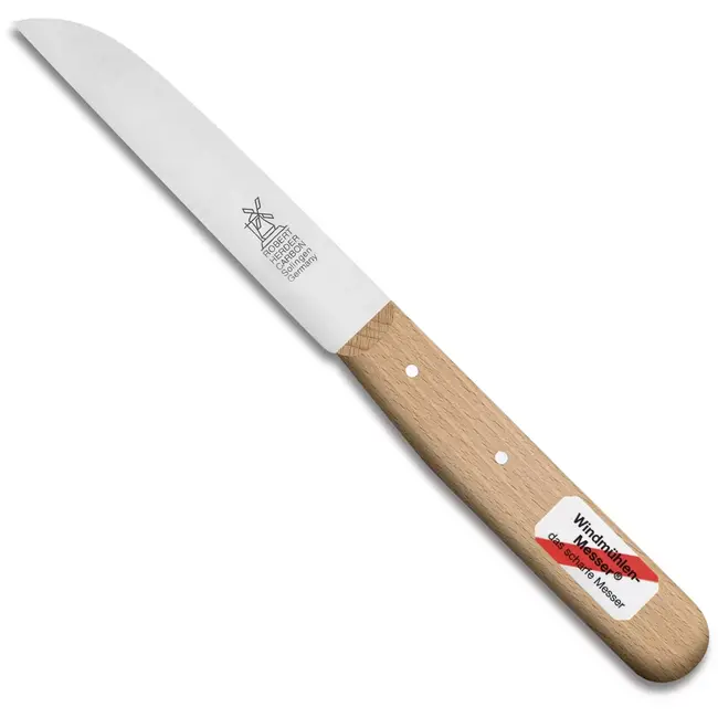 Robert Herder Molenmes – Schilmesje – Carbonstaal – Recht – Lemmet 104 mm – Heft Beukenhout