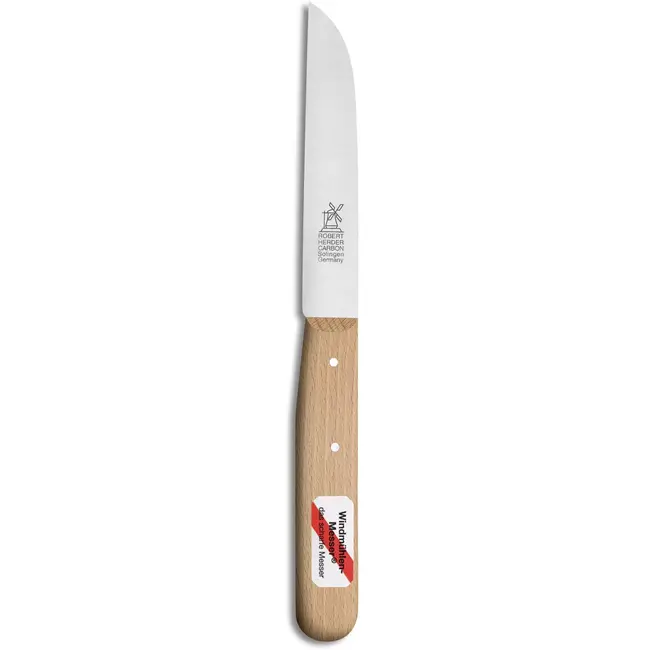 Robert Herder Molenmes – Schilmesje – Carbonstaal – Recht – Lemmet 104 mm – Heft Beukenhout