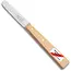 Robert Herder Molenmes – Oogstmes – Carbonstaal – Ronde Punt – Lemmet 60 mm – Heft Beukenhout
