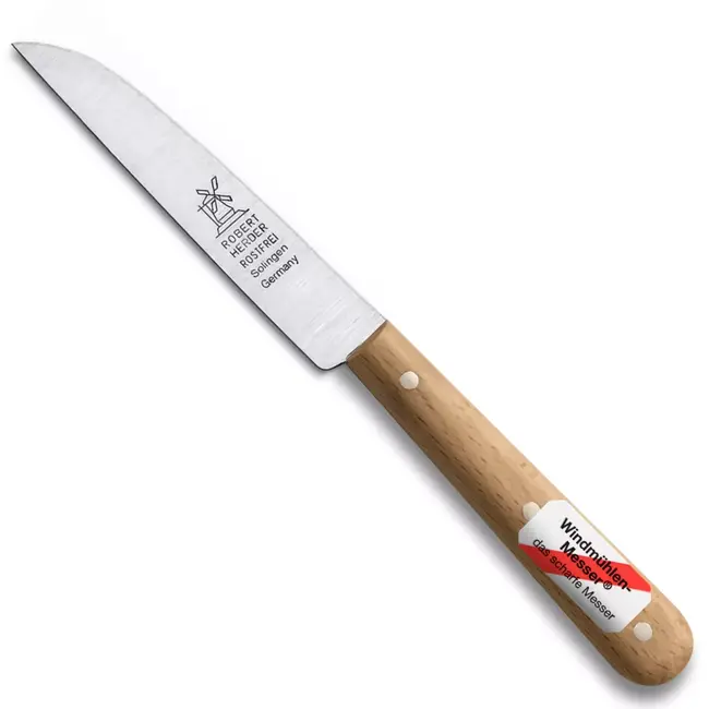 Robert Herder Molenmes – Aardappelmesje – Klassiker – RVS – Recht – Lemmet 85 mm – Heft Beukenhout