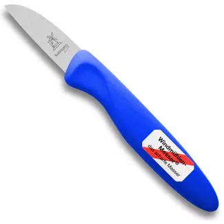 Robert Herder Molenmes – Tuinbouwmesje – Bloemenmesje – Carbonstaal – Lemmet 46 mm – Kunststof Heft – Blauw