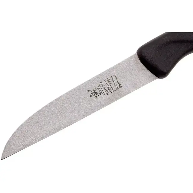 Robert Herder Molenmes – Schilmesje – Klassiker 1972 – RVS – Recht – Lemmet 85 mm – Kunststof Heft – Zwart