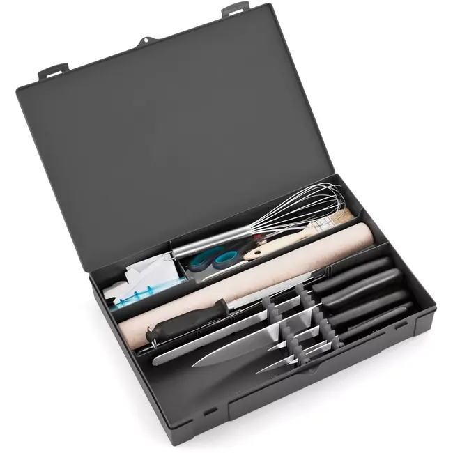 Déglon Professionele keukenset – 19-delig – Stijlvolle draagtas – Zwart – Duurzaam ontwerp