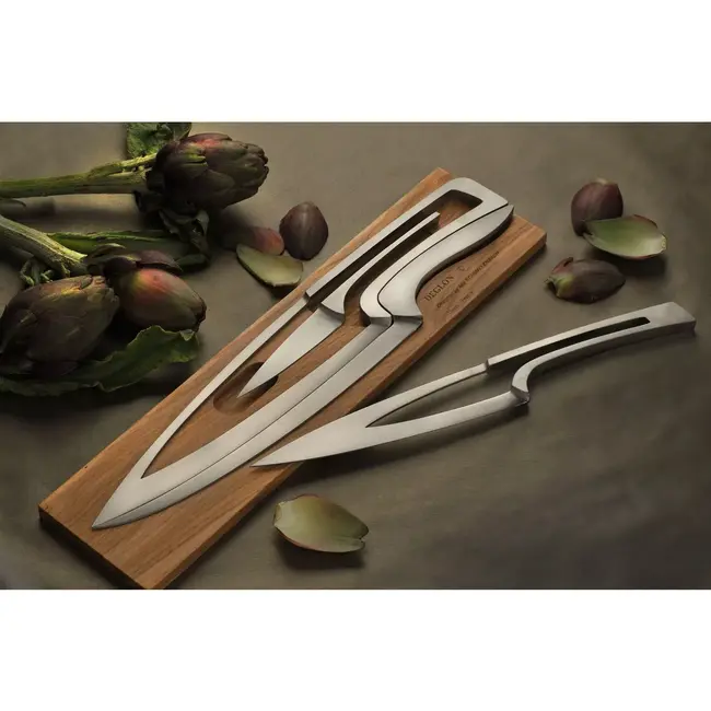 Déglon Messenset – Eikenhouten Basis – Duurzaam Design – 4-delig – Roestvrij Staal