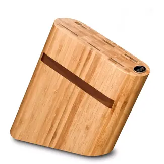 Déglon Compact messenblok – Bamboe en walnootfineer – 6 vakken – Stijlvol en duurzaam ontwerp